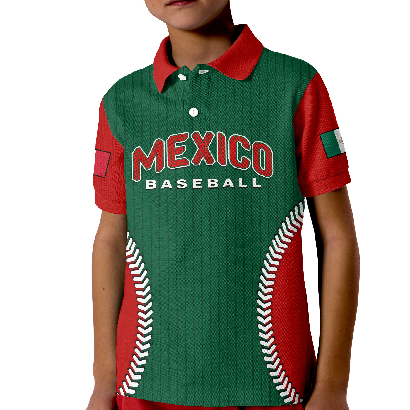 custom-text-and-number-mexico-polo-shirt-kid-baseball-sporty-style