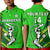 (Custom Text And Number) Pakistan Cricket Polo Shirt KID Go Shaheens Simple Style - Wonder Print Shop