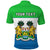 Custom Sierra Leone Polo Shirt Happy Independence Day - Wonder Print Shop