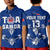 (Custom Personalise Text and Number) Toa Samoa Rugby Polo Shirt KID Siamupini Proud Blue LT13 - Wonder Print Shop