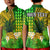 Custom Hawaii Pineapple Polo Shirt KID Plumeria Frangipani Mix Tribal Pattern LT13 - Wonder Print Shop