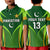 (Custom Text and Number) Pakistan Cricket Polo Shirt KID Green Shaheens Champion LT13 - Wonder Print Shop