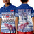 (Custom Personalise Text and Number) Toa Samoa Rugby Polo Shirt Uso Aso Uma Go Champions White LT13 - Wonder Print Shop