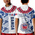 (Custom Personalise Text and Number) Toa Samoa Rugby Polo Shirt KID Siamupini Ula Fala White LT13 - Wonder Print Shop