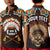 Custom The First Americans Polo Shirt KID Indian Headdress With Skull LT13 - Wonder Print Shop