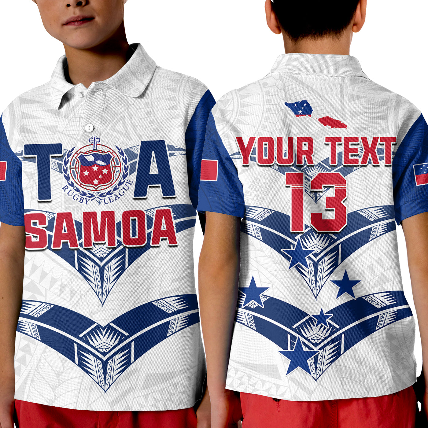 custom-personalise-text-and-number-toa-samoa-rugby-polo-shirt-kid-siamupini-proud-white