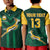 (Custom Text and Number) South Africa Rugby Polo Shirt KID Springboks King Protea Go Bokke LT13 - Wonder Print Shop