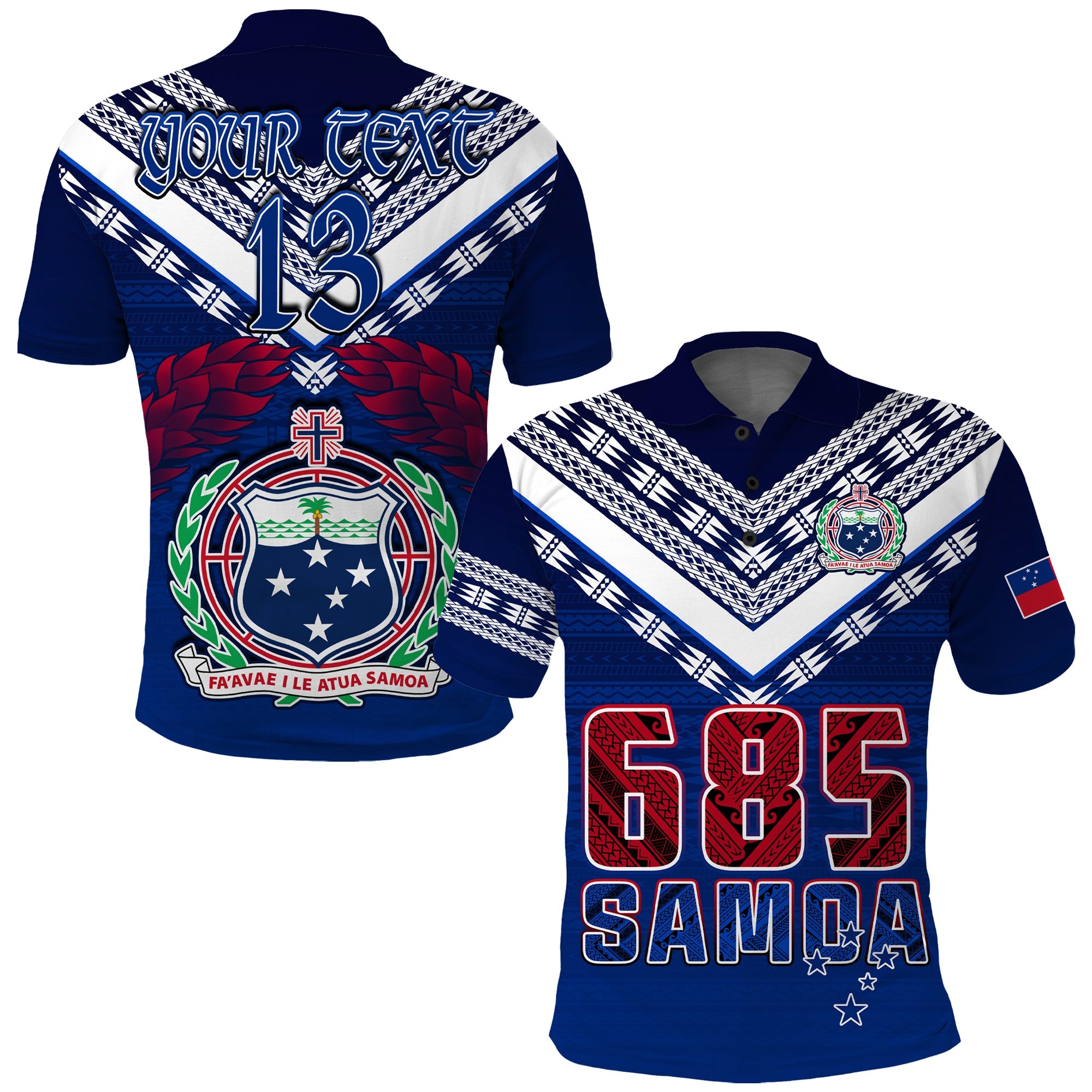 custom-personalise-text-and-number-samoa-685-polo-shirt-uso-aso-uma-toa-samoa-rugby-history-made