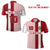 Custom Denmark Football Polo Shirt Come on Denmark Custom Text and Number LT13 - Wonder Print Shop