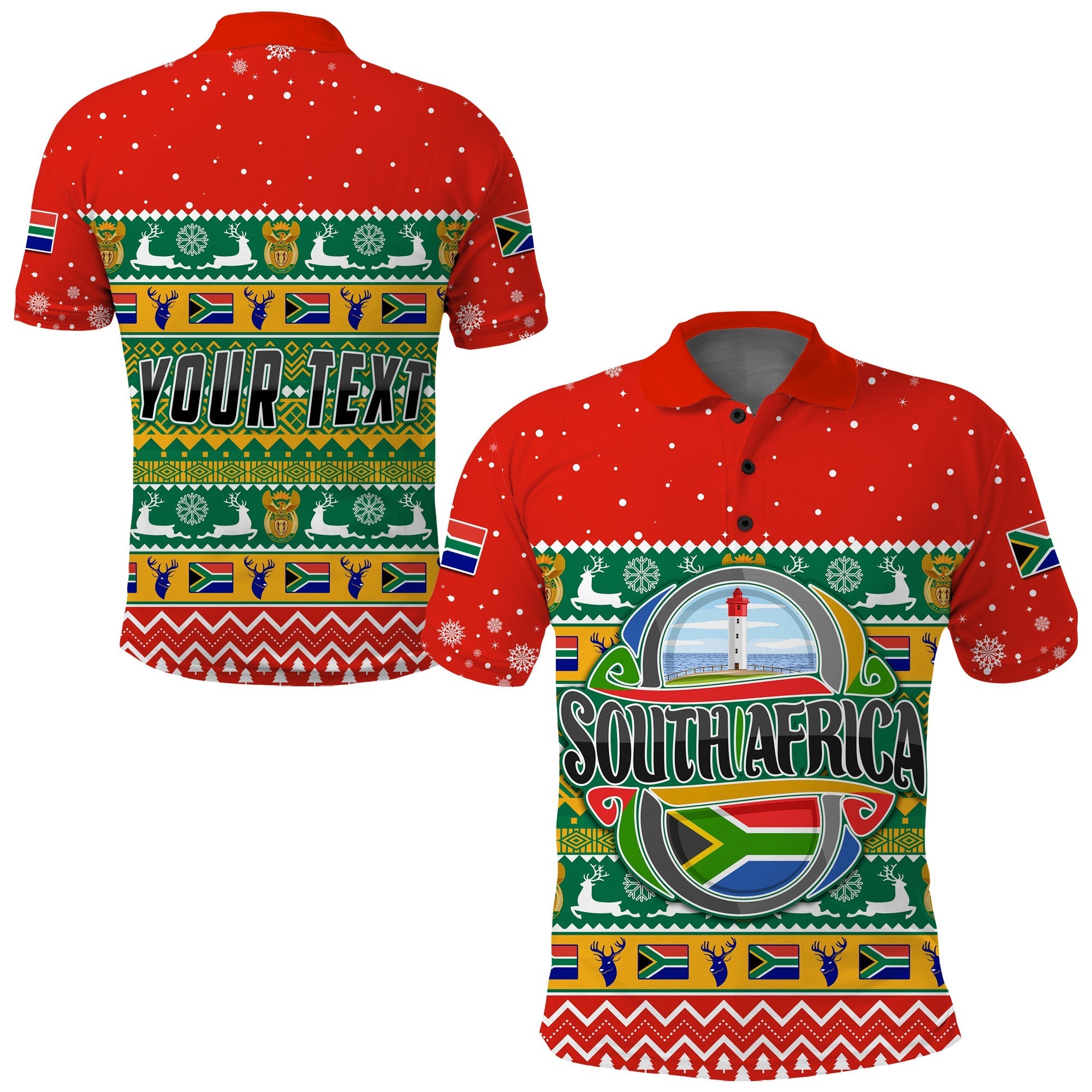 custom-personalised-south-africa-christmas-polo-shirt-african-springbok