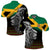 Custom Jamaica Lion Polo Shirt Jamaican Pattern Version Black LT13 - Wonder Print Shop