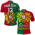 (Custom Text and Number) Portugal Football Polo Shirt Campeao Football 2022 Tie Dye Special LT13 - Wonder Print Shop