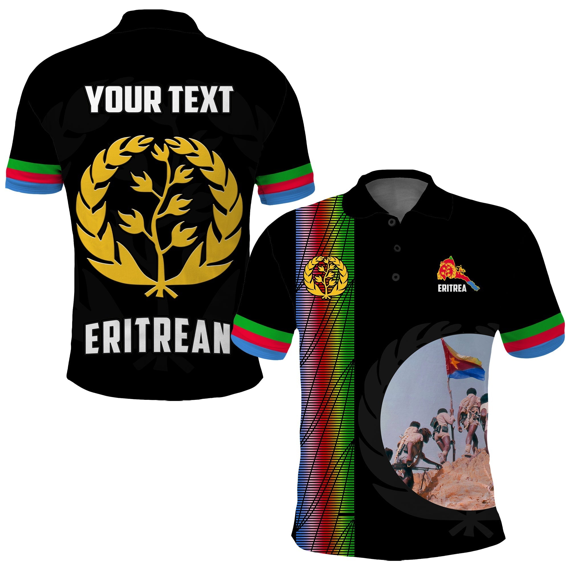 custom-personalised-eritrea-eplf-polo-shirt-spirit-eritrean