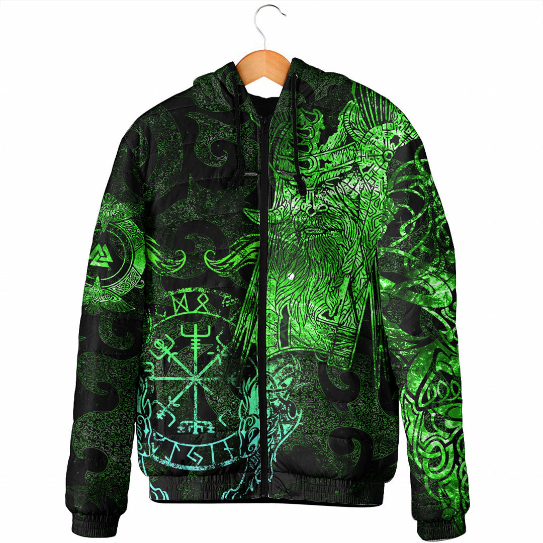 viking-clothing-viking-odin-tattoo-green-version-padded-hooded-jacket