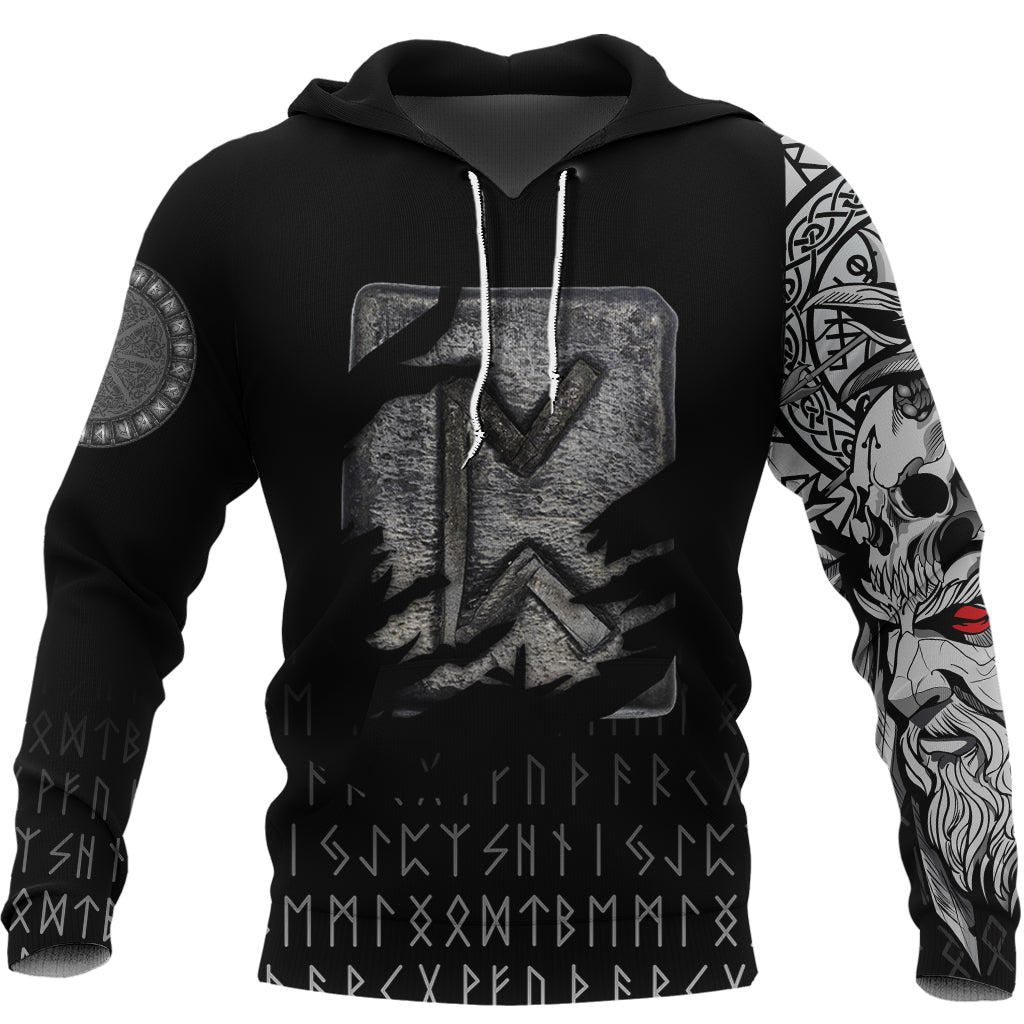 Viking Hoodie Perth Norse Runes RLT12 - Wonder Print Shop