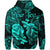 Custom Pisces Zodiac Polynesian Zip Hoodie Unique Style Turquoise LT8 - Wonder Print Shop