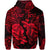 Custom Pisces Zodiac Polynesian Hoodie Unique Style Red LT8 - Wonder Print Shop