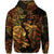 Custom Pisces Zodiac Polynesian Zip Hoodie Unique Style Gold LT8 - Wonder Print Shop