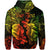 Custom Pisces Zodiac Polynesian Zip Hoodie Unique Style Reggae LT8 - Wonder Print Shop