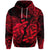 Custom Pisces Zodiac Polynesian Hoodie Unique Style Red LT8 - Wonder Print Shop