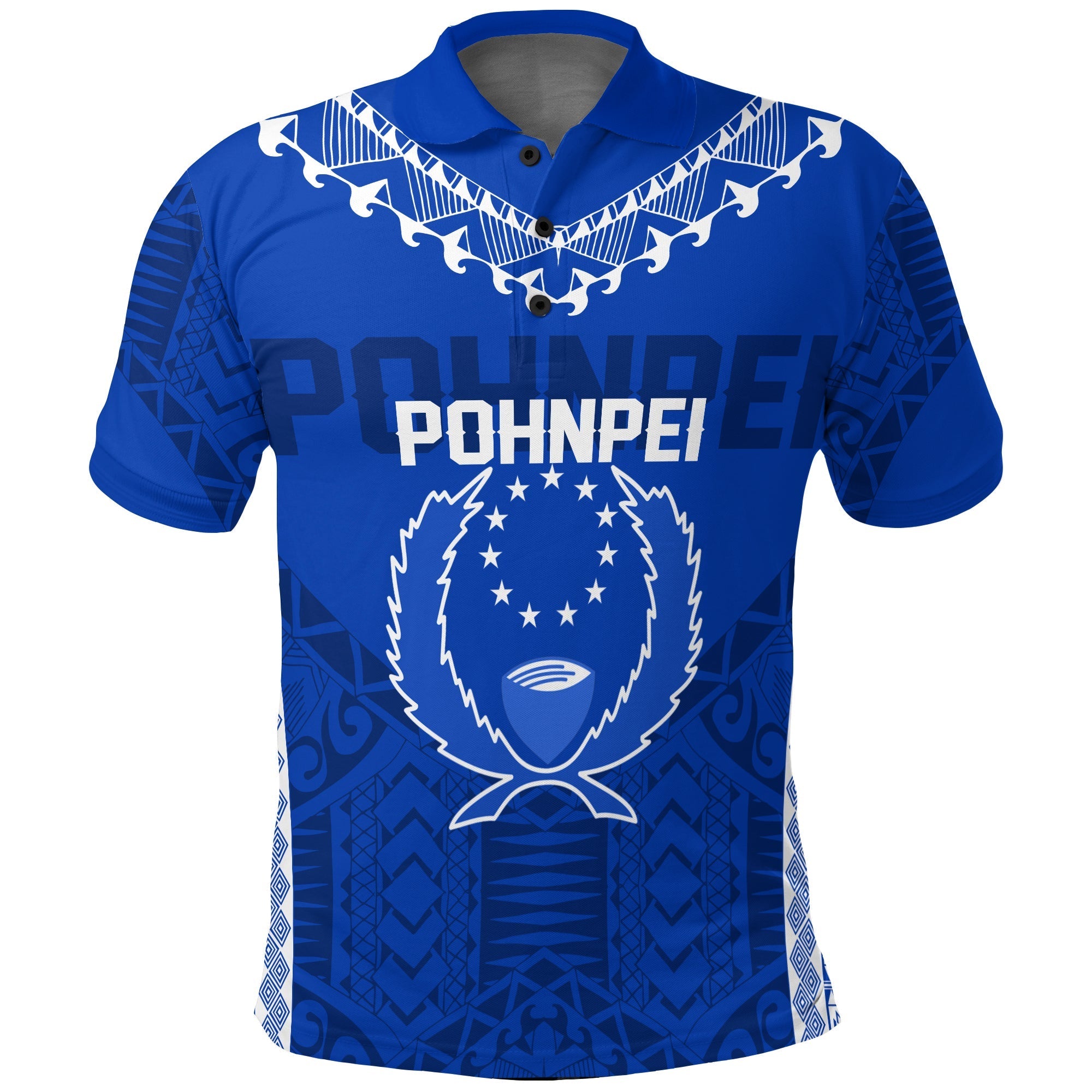 custom-personalised-fsm-pohnpei-heart-shape-polo-shirt-micronesia-pattern