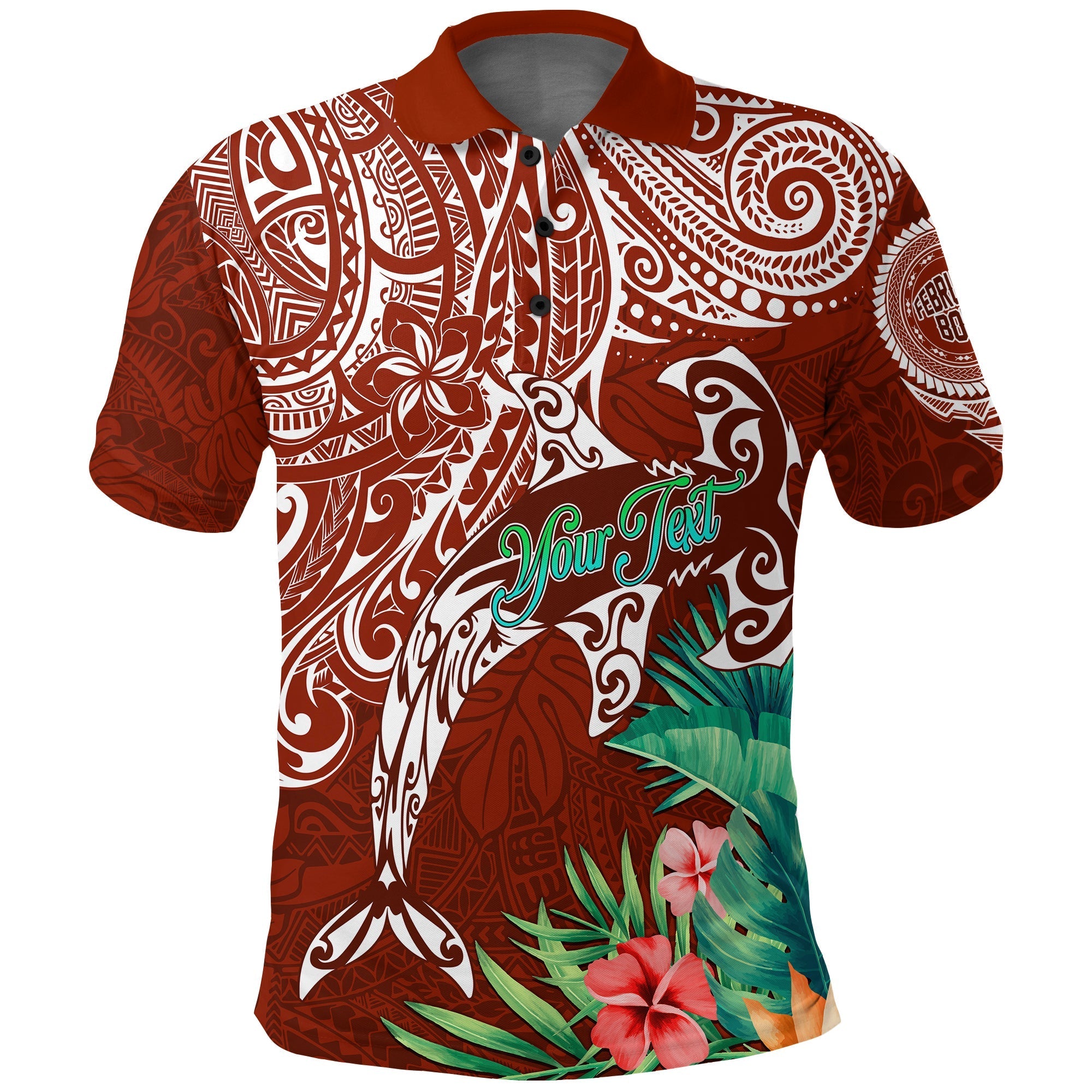 Custom Polynesian Polo Shirt Legends Are Born In February - Wonder Print Shop