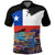 Chile Valparaiso Skyline Polo Shirt Chilean and Proud - Wonder Print Shop