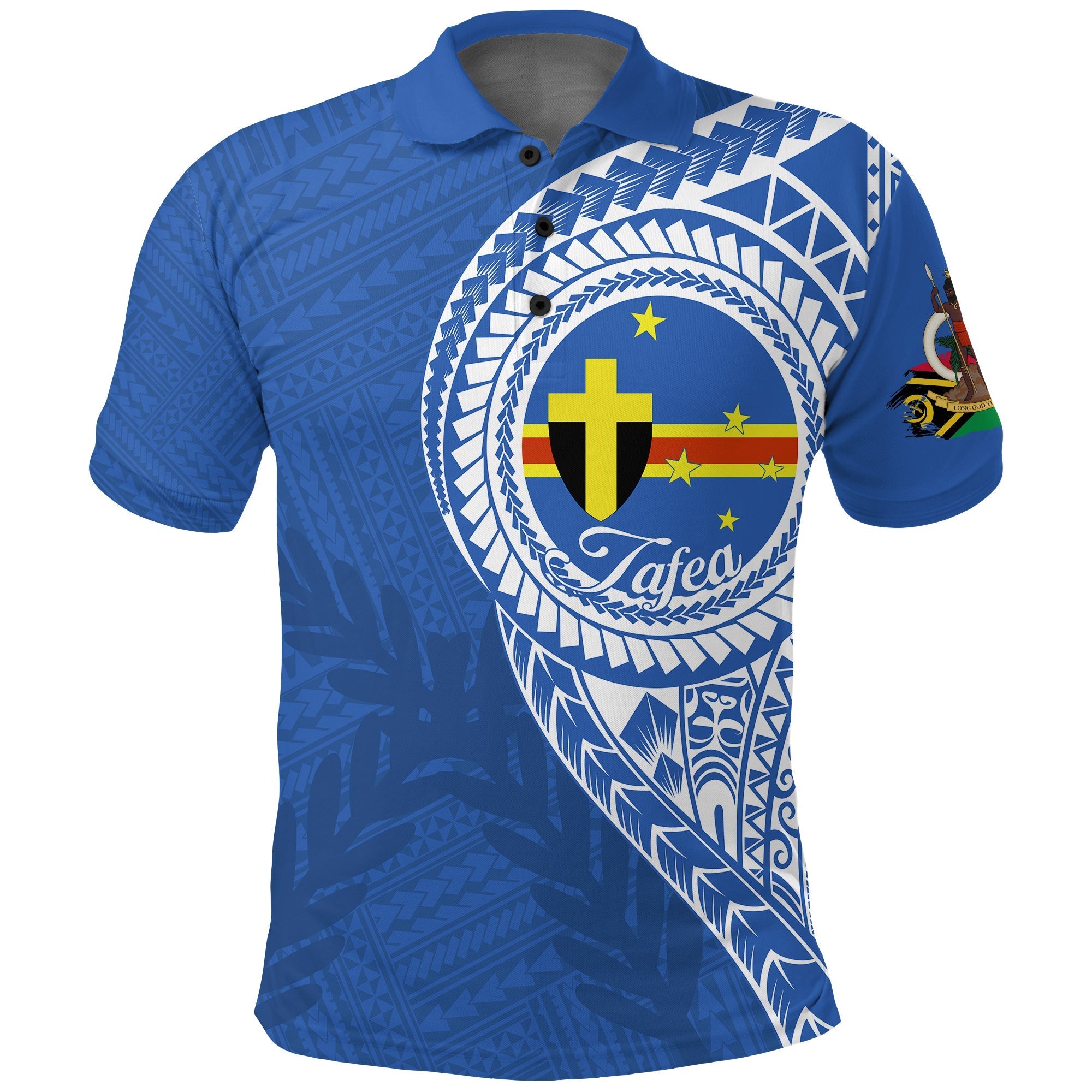 Custom Vanuatu Tafea Province Polo Shirt Tafea Emblem - Wonder Print Shop