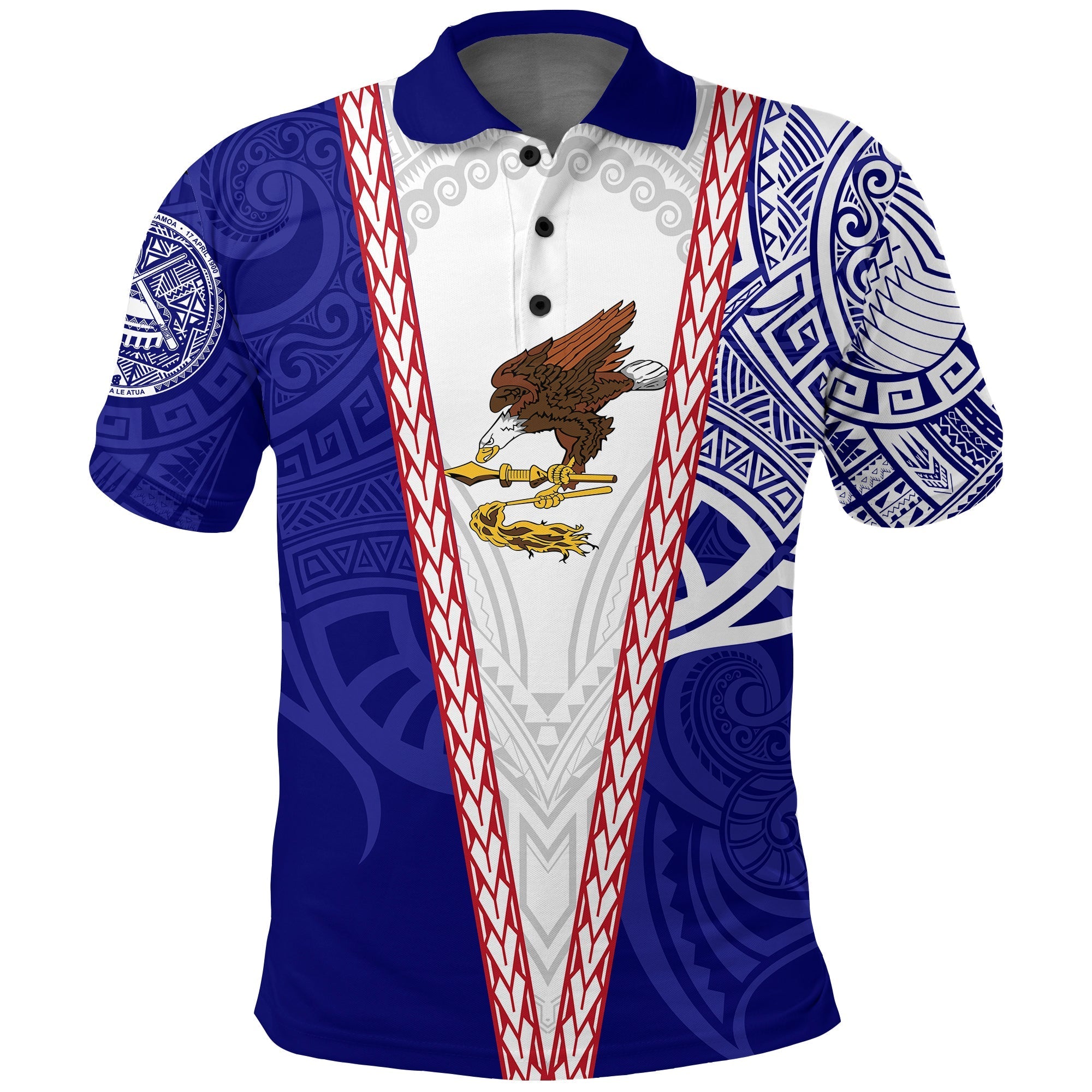 American Samoa Flag Day Polo Shirt Mix Style - Wonder Print Shop