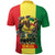 Senegal Football Champion DAfrique Polo Shirt Senegal Flag - Wonder Print Shop