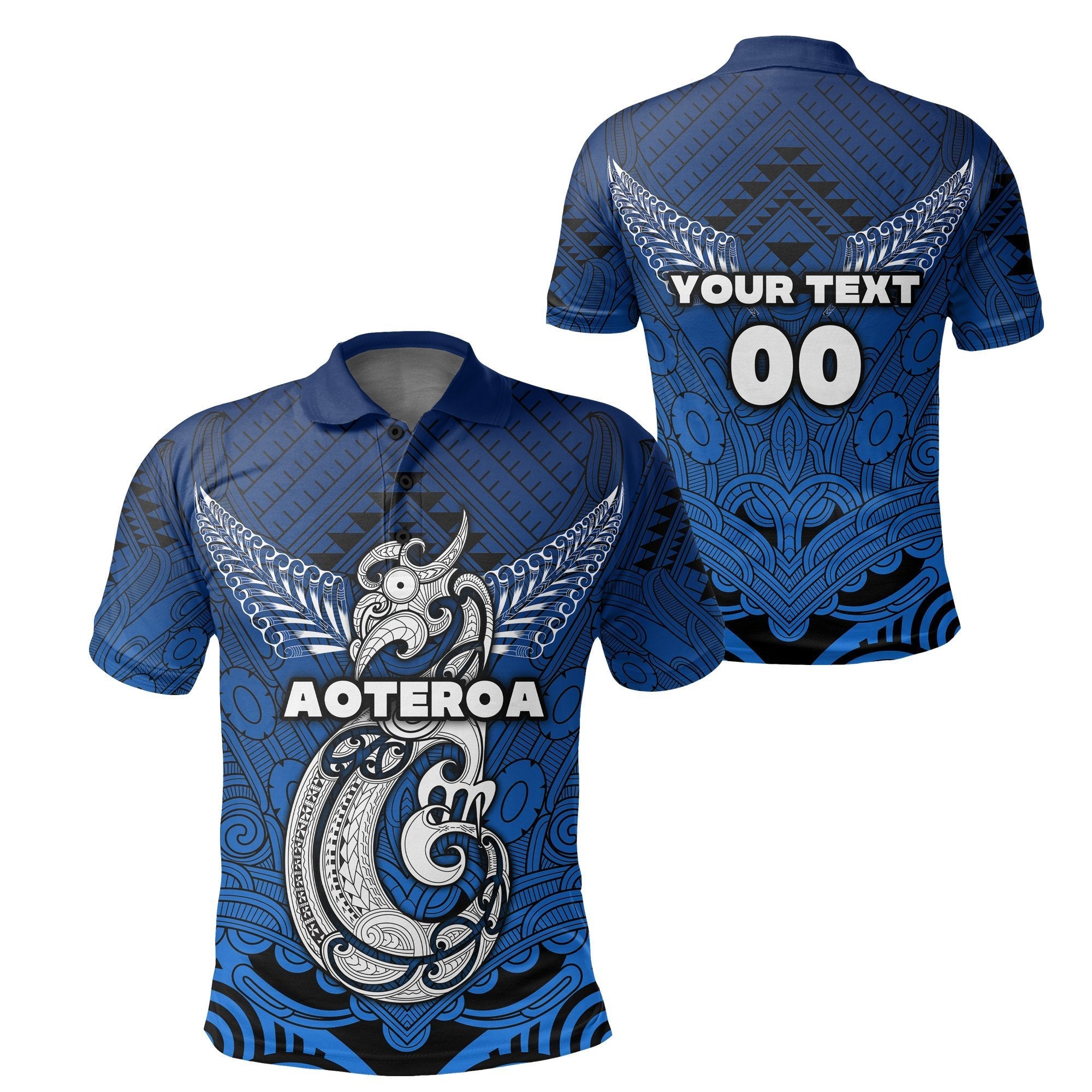 Custom Maori Aotearoa Manania Polo Shirt Simple Sport Style LT16 - Wonder Print Shop