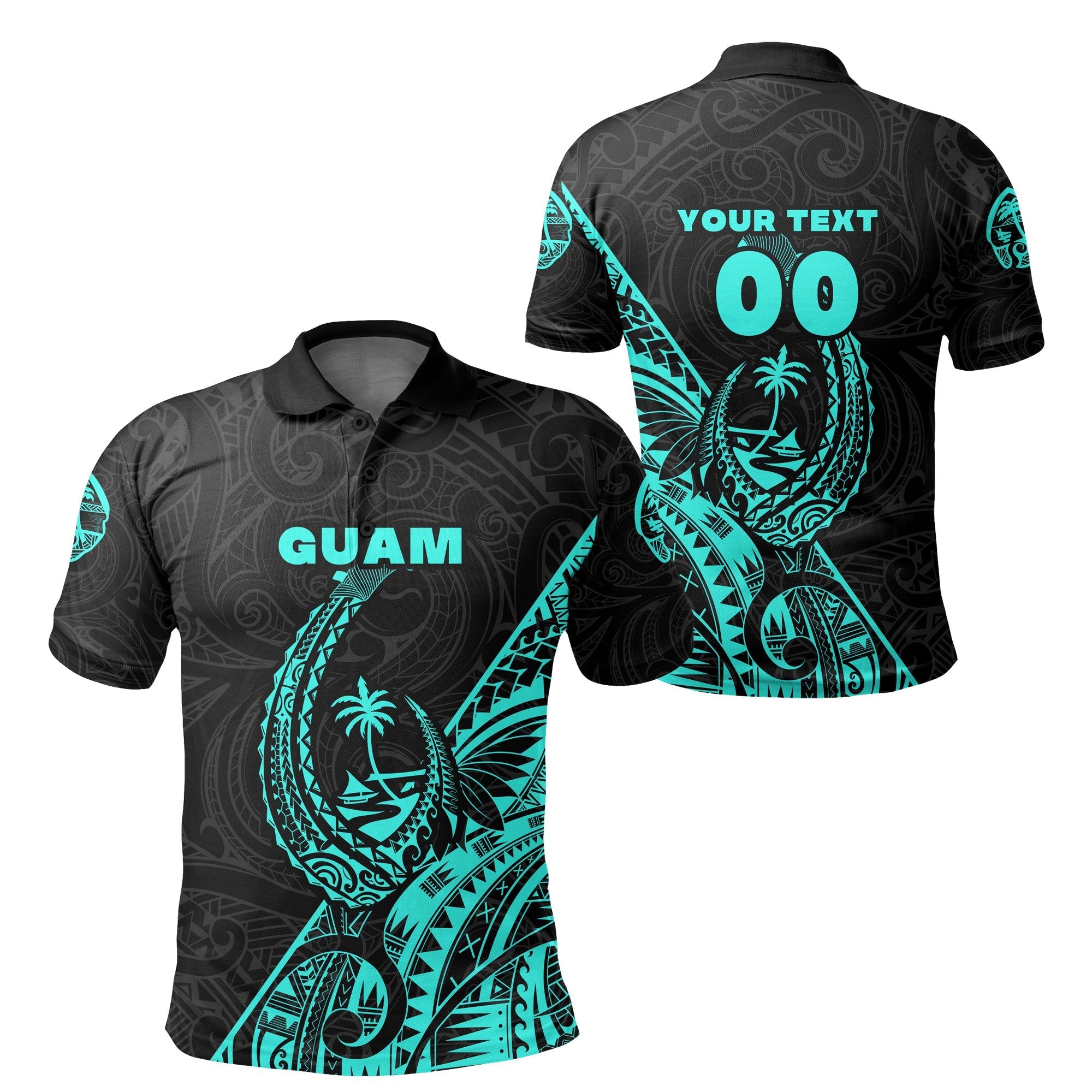 custom-personalised-guam-rugby-polo-shirt-polynesian-patterns-style-turquoise