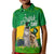 Happy St.Patrick Day Green Polo Shirt for Kid Pets in Leprechaun Hat - Wonder Print Shop