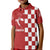 Croatia Checkerboard Polo Shirt for Kid Croatia Flag with Eagle - Wonder Print Shop