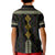 Eritrea Tilet Pattern Polo Shirt for Kid Eritrean Cross Black - Wonder Print Shop