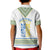 Ukraine Folk Patterns Polo Shirt KID Unity Day White - Wonder Print Shop