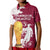 Custom Qatar Football WC 2022 Polo Shirt The Maroon Flag Style - Wonder Print Shop