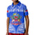 Custom Toa Samoa Polynesian Rugby Polo Shirt Samoan Flag Blue Color - Wonder Print Shop