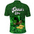 St Patricks Day Polo Shirt Green Leprechaun Hat With Clover Leaf No2 - Wonder Print Shop