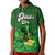 Custom St Patricks Day Polo Shirt Green Leprechaun Hat With Clover Leaf No2 - Wonder Print Shop