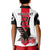 Custom Japan Football Polo Shirt The Yatagarasu Holding A Red Ball - Wonder Print Shop