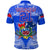 Custom Toa Samoa Polynesian Rugby Polo Shirt Samoan Flag Blue Color - Wonder Print Shop