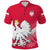 Custom Poland Football Polo Shirt Coat of Arms No2 - Wonder Print Shop