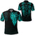 Viking Clothing Viking Compass Vegvisir Tattoo Cyan Version Polo Shirt RLT12 - Wonder Print Shop