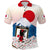 Japan Football Mount Fuji Sakura Sunset Polo Shirt - Wonder Print Shop