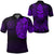 Viking Clothing Viking Odin Raven Tattoo Style Purple Version Polo Shirt RLT12 - Wonder Print Shop