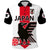 Custom Japan Football Polo Shirt The Yatagarasu Holding A Red Ball - Wonder Print Shop