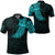 Viking Clothing Viking Odins Celtic Ravens Cyan Version Polo Shirt RLT12 - Wonder Print Shop