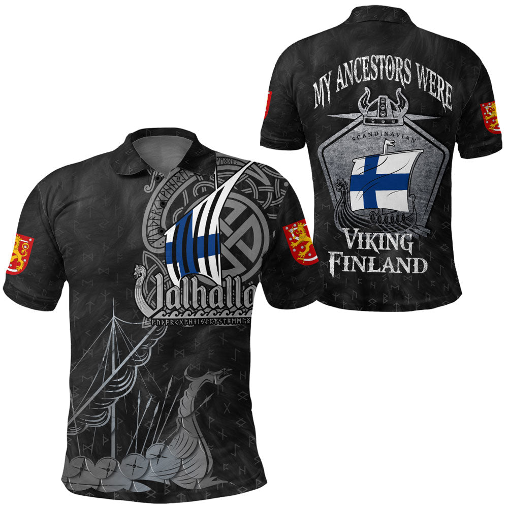 Viking Clothing Viking Finland Drakkar Polo Shirt RLT12 - Wonder Print Shop