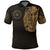 Viking Clothing Viking Odin Raven Tattoo Style Gold Version Polo Shirt RLT12 - Wonder Print Shop